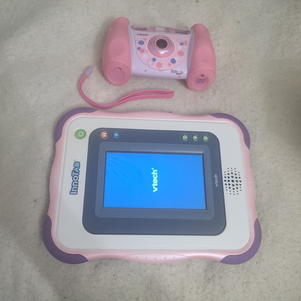 VTech InnoTab Tablet and Vtech Kidizoom Camera Set - Pink and Purple